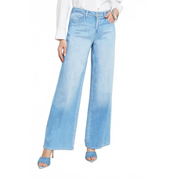 NEW L'AGENCE alicent wide leg jean in bayview